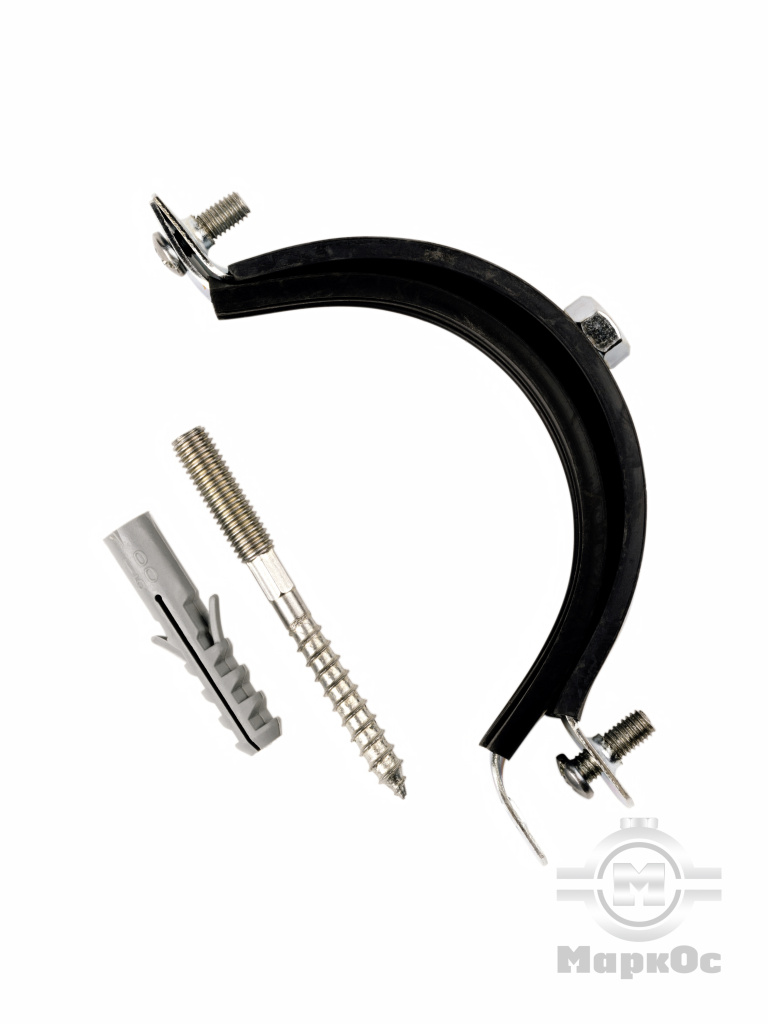 Хомут 2 1/2" (72-78) М10 в комплекте